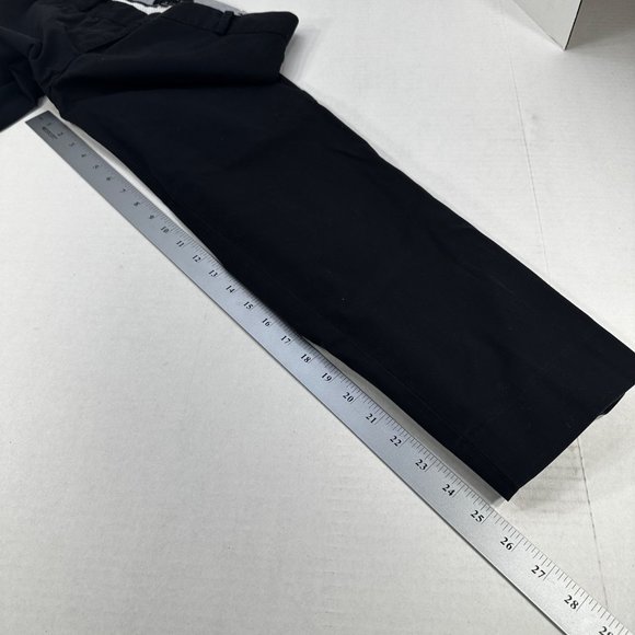 Talbots Women's Sz 4 Pant Signature Dress Slacks Two Back Pockets Black Preowned - Picture 9 of 14